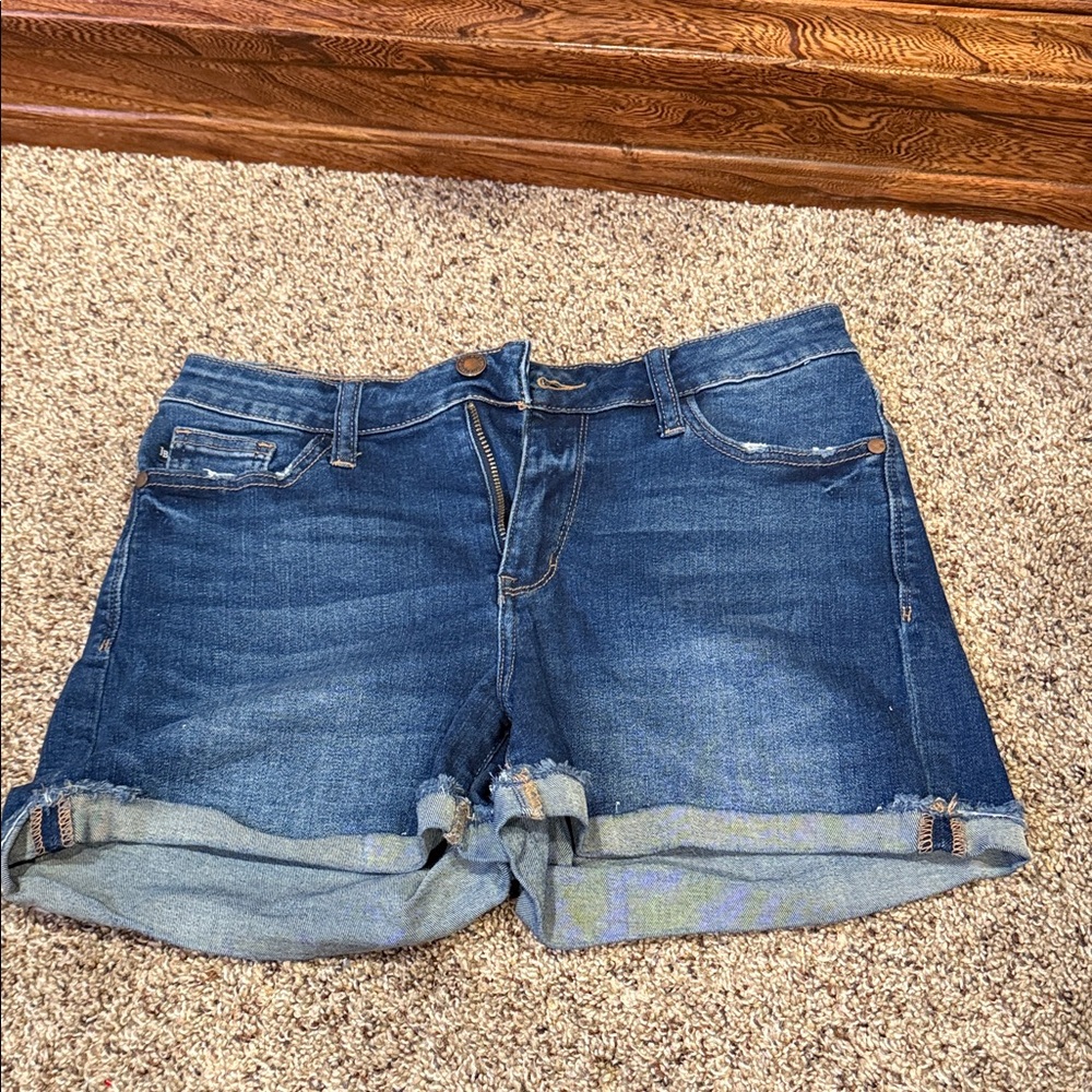 Judy Blue Medium Dark Blue Jean Shorts